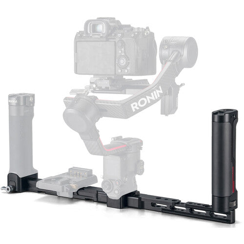 Tilta Dual Handle Power Supply Bracket for DJI Ronin gimbals.