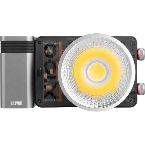 Zhiyun Molus X100 COB Pocket Light Pro Kit – compact COB LED light with adjustable brightness, colour temperature, and versatile mounting options.