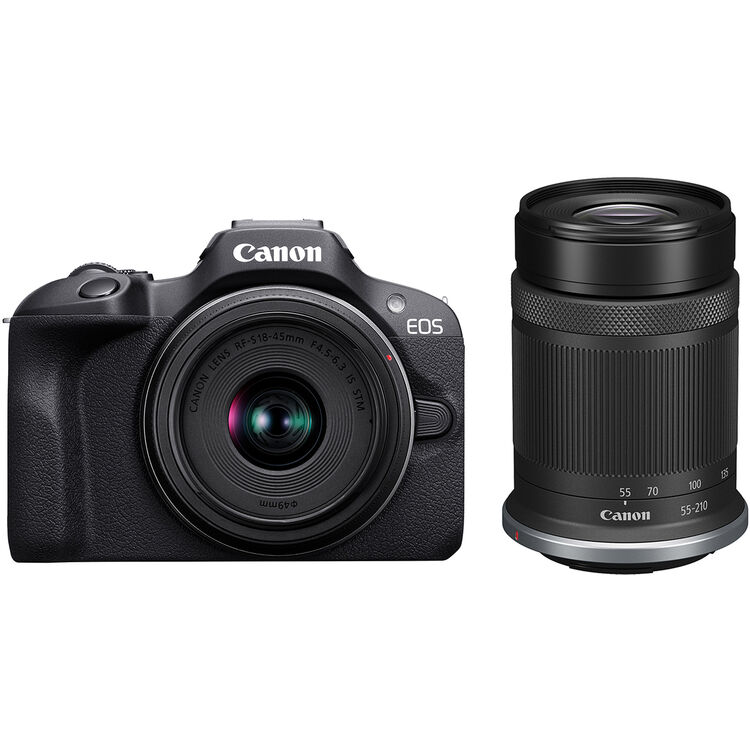 Used Canon EOS R100 + RF-S 18-45mm + 55-210mm Kit