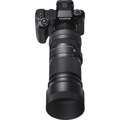 Sigma 100-400mm f/5-6.3 DG DN telephoto zoom lens for full-frame mirrorless cameras with contemporary design.