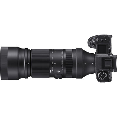 Sigma 100-400mm f/5-6.3 DG DN telephoto zoom lens for full-frame mirrorless cameras with contemporary design.