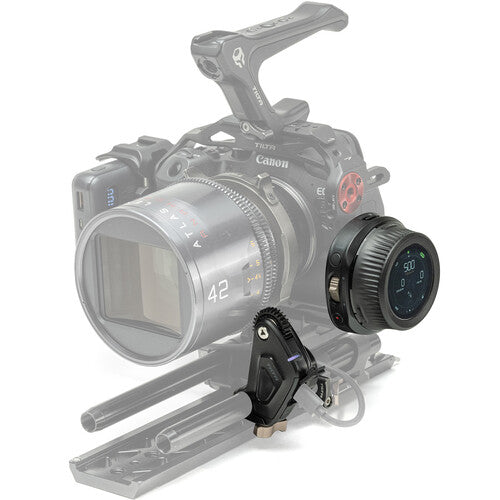 Tilta Nucleus Nano II FIZ Wireless Lens Control System with hand unit and motor.