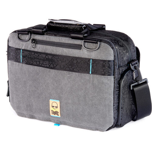 Toxic Wraith Medium Onyx Messenger Bag for mirrorless camera gear and laptop.