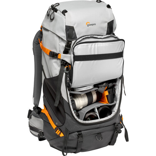 Lowepro PhotoSport PRO 55L AW III (S-M) adventure camera backpack with removable insert and weather protection.