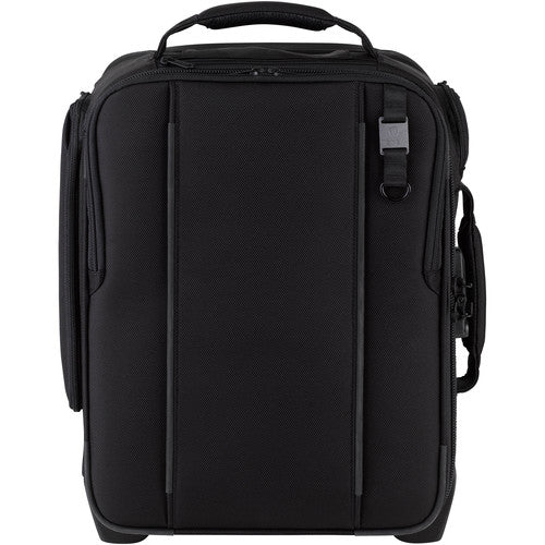 Tenba Roadie Roller 18 in black — professional carry-on camera case with padded dividers, wheels, and weather-resistant design.