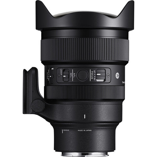 Sigma 15mm f/1.4 DG DN Diagonal Fisheye Art lens with 180-degree angle of view, advanced optical design for high resolution and clarity, ideal for astrophotography and creative wide-angle shots.