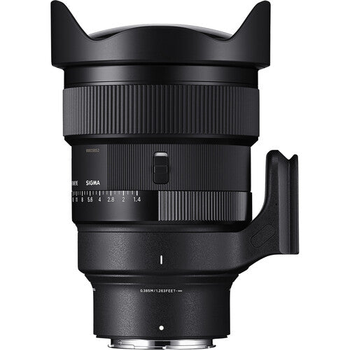 Sigma 15mm f/1.4 DG DN Diagonal Fisheye Art lens with 180-degree angle of view, advanced optical design for high resolution and clarity, ideal for astrophotography and creative wide-angle shots.