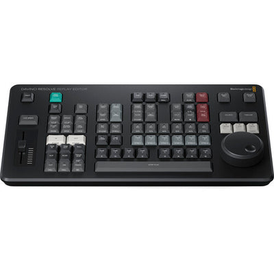 Blackmagic Design DaVinci Resolve Replay Editor for live replay control and multi-camera playback.