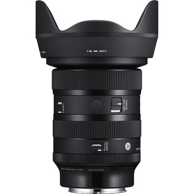 Sigma 24-70mm f/2.8 DG DN Art standard zoom lens for full-frame mirrorless cameras featuring fast aperture, advanced optics with FLD and SLD elements, dust and splash resistance, and fast linear motor autofocus.