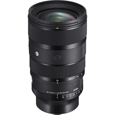 Sigma 28-45mm f/1.8 DG DN wide-angle zoom lens for full-frame mirrorless cameras with bright constant aperture