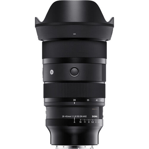 Sigma 28-45mm f/1.8 DG DN wide-angle zoom lens for full-frame mirrorless cameras with bright constant aperture