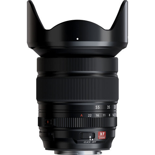FUJIFILM XF 16-55mm f/2.8 R LM WR II professional standard zoom lens with fast autofocus and weather sealing for X-Series cameras.