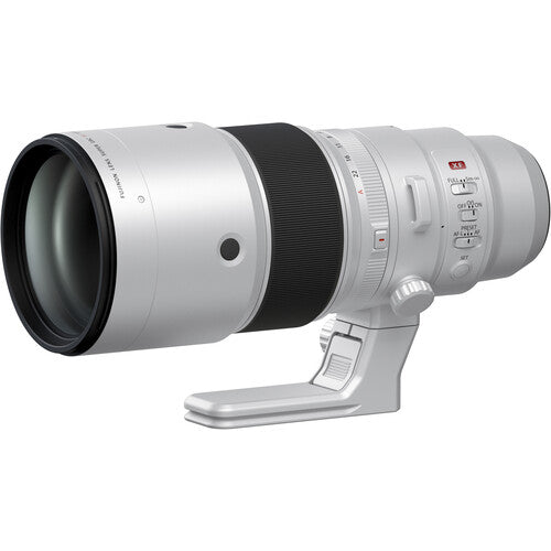 FUJIFILM XF 500mm f/5.6 R LM OIS WR super-telephoto lens for X-Series cameras featuring stabilization and weather sealing.