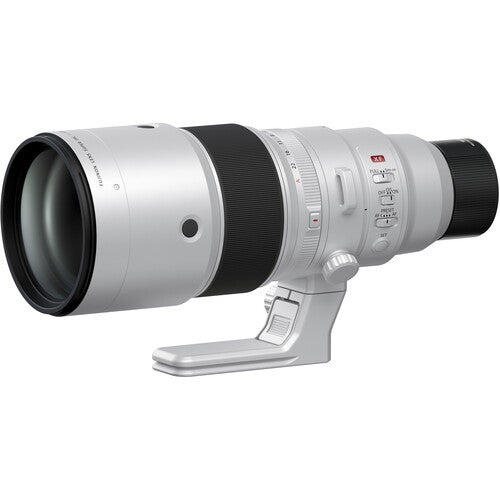 FUJIFILM XF 500mm f/5.6 R LM OIS WR super-telephoto lens for X-Series cameras featuring stabilization and weather sealing.
