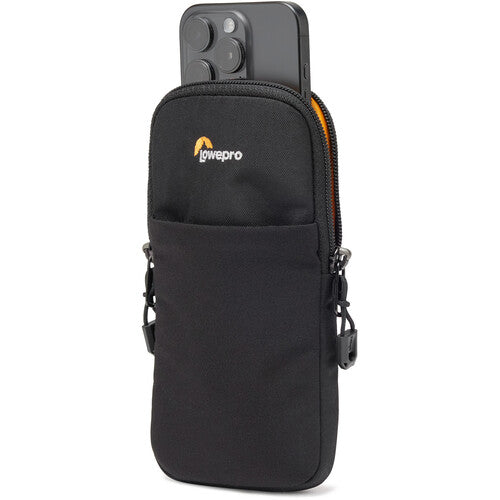 Lowepro ProTactic CS Phone Pouch III tactical smartphone holder with FormShell protection and SlipLock attachment system.