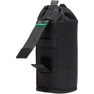 Lowepro ProTactic Bottle Pouch III with SlipLock attachment and drawstring closure for water bottles or small accessories.
