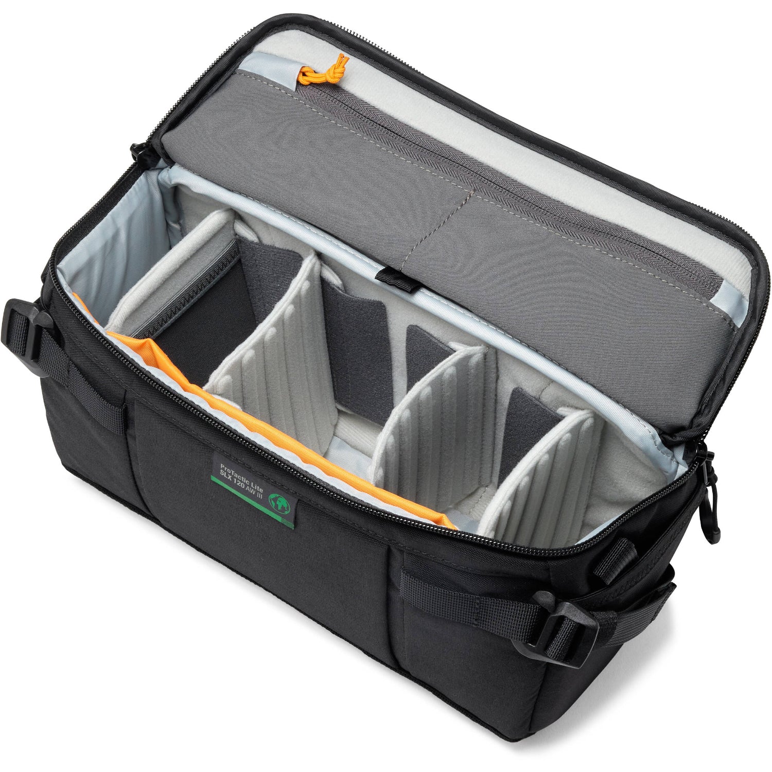 Designed for quick-access shooting, the Lowepro ProTactic Lite SLX 120 AW III with moulded dividers keeps your camera gear protected and ready to go.