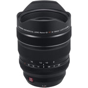 FUJIFILM XF 8-16mm f/2.8 R LM WR ultra-wide zoom lens with weather sealing and constant f/2.8 aperture for landscapes and architecture.