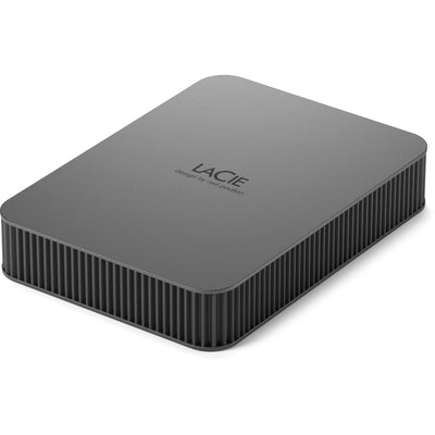 This compact, portable, external hard drive provides a safe space to transfer, store and backup your content while on the go.