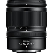 The Nikon Z DX 16-50mm f/2.8 VR is a compact, fast-aperture zoom lens that offers beautiful bokeh, low-light performance, and built-in VR.