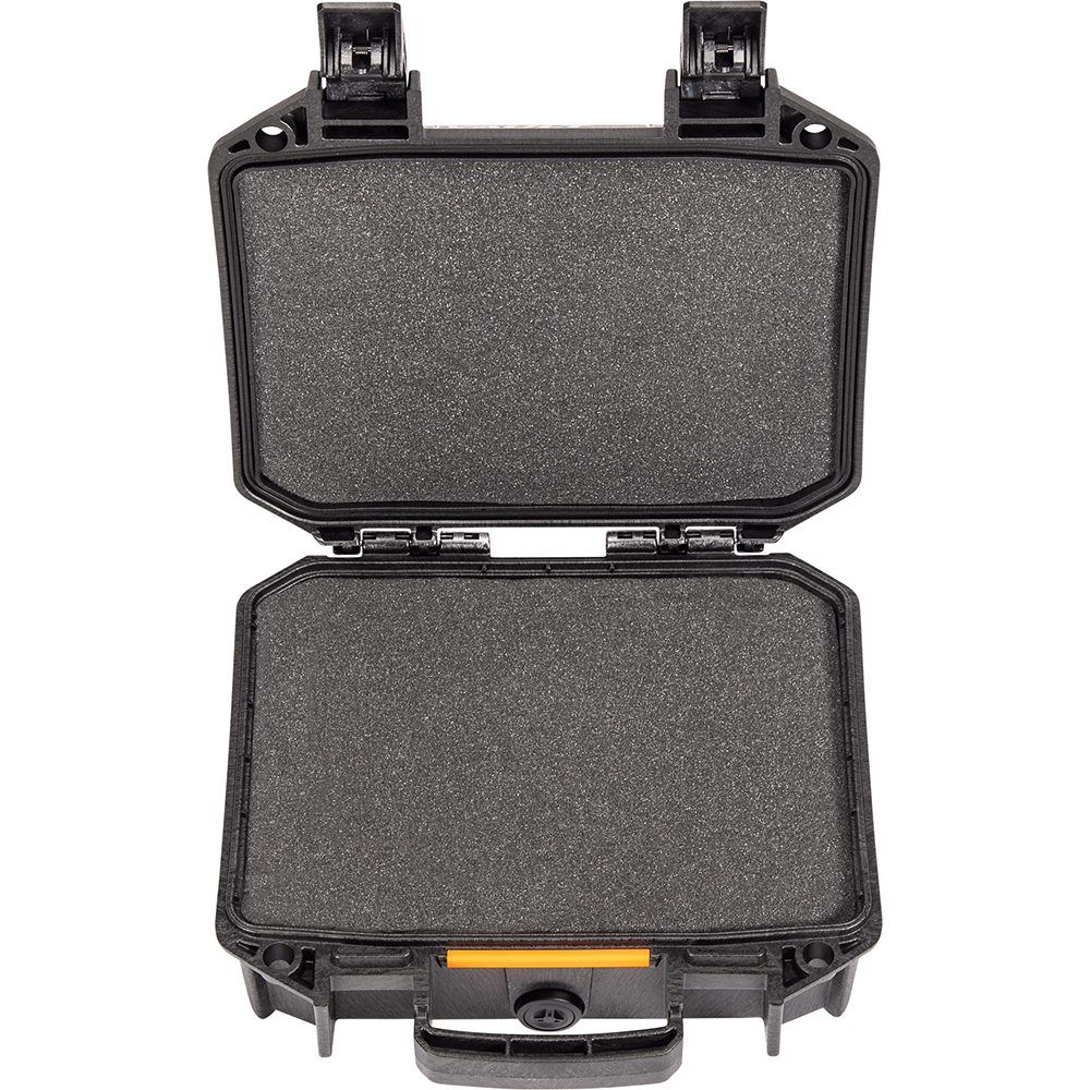 Store, protect and transfer your photography gear with the small Pelican V100 Vault Pistol Case. It is crushproof, dustproof, and weather-resistant.