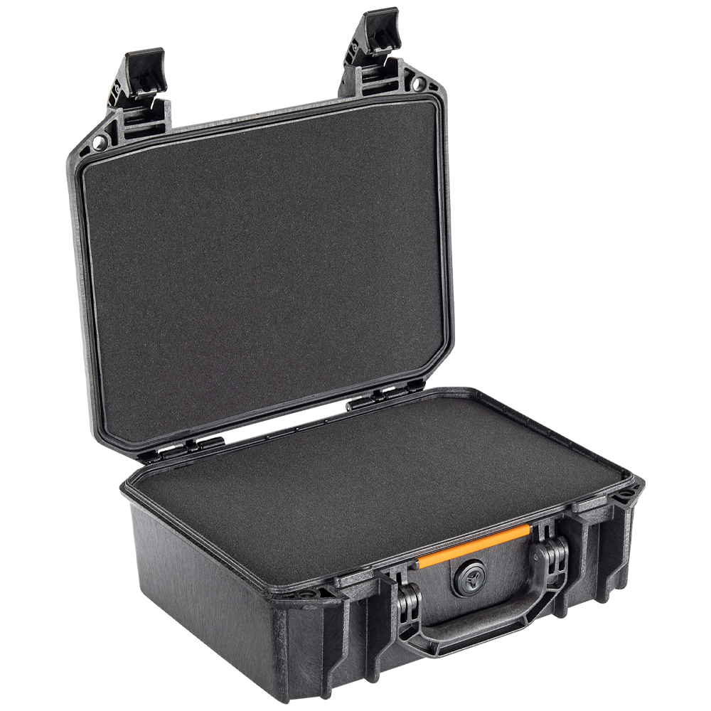 Store, protect and transport your photography gear in the waterproof Pelican V200 Vault Medium Pistol Case with foam inserts for organising your gear.
