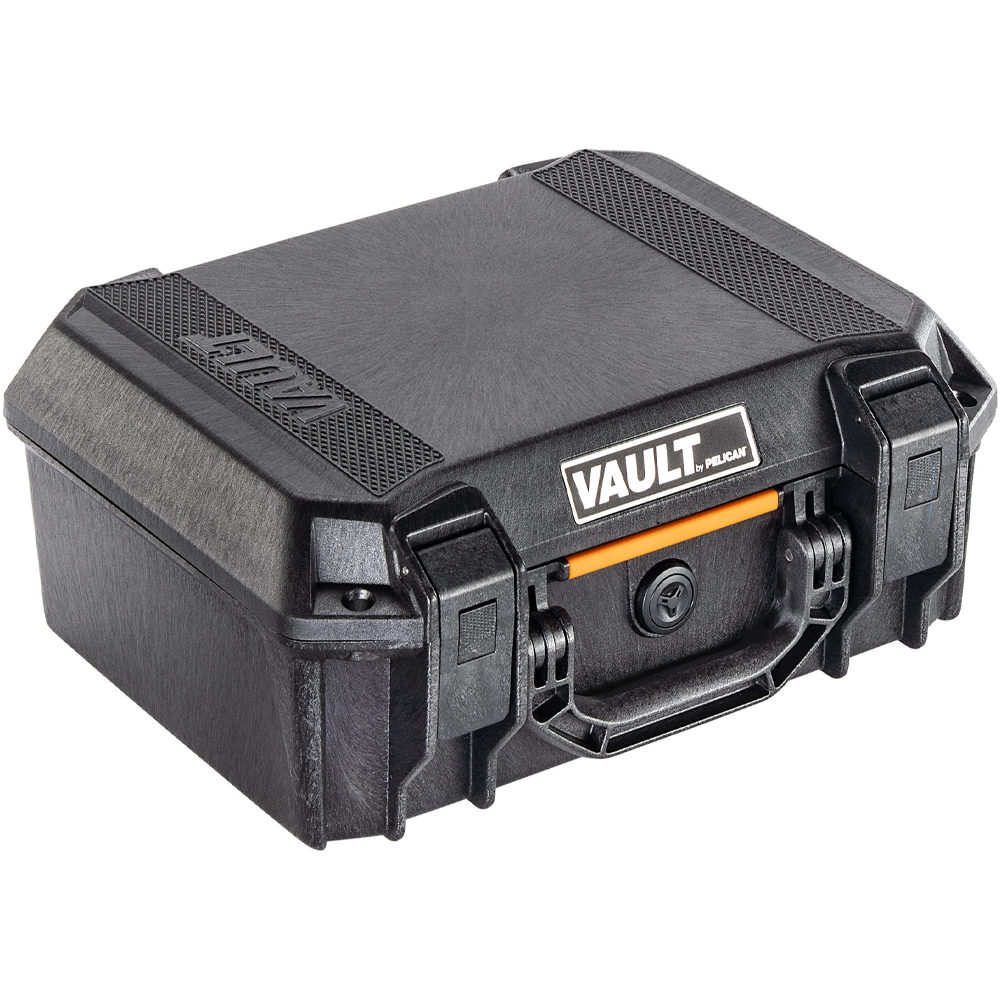 Store, protect and transport your photography gear in the waterproof Pelican V200 Vault Medium Pistol Case with foam inserts for organising your gear.