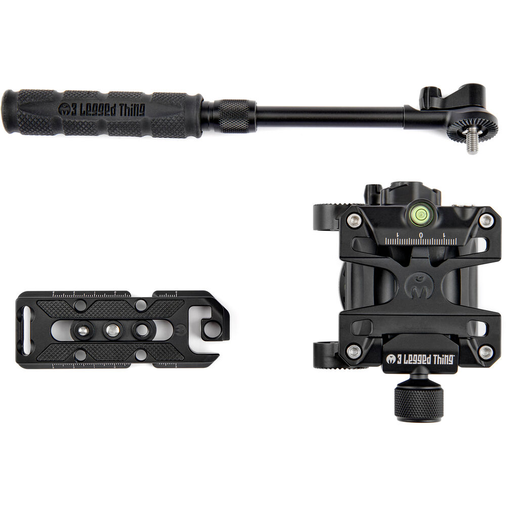 Black AirHed Cine CC video head disassembled view