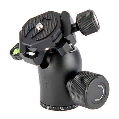 3 Legged Thing AirHed Pro Ball Head with twist clamp in matte black for professional photography and video stability.