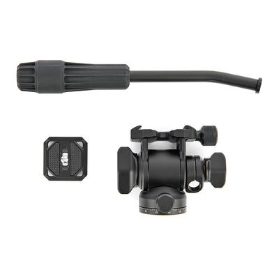 3 Legged Thing AirHed Trinity pan and tilt head, compact and versatile, ideal for video, panoramas, and birding.