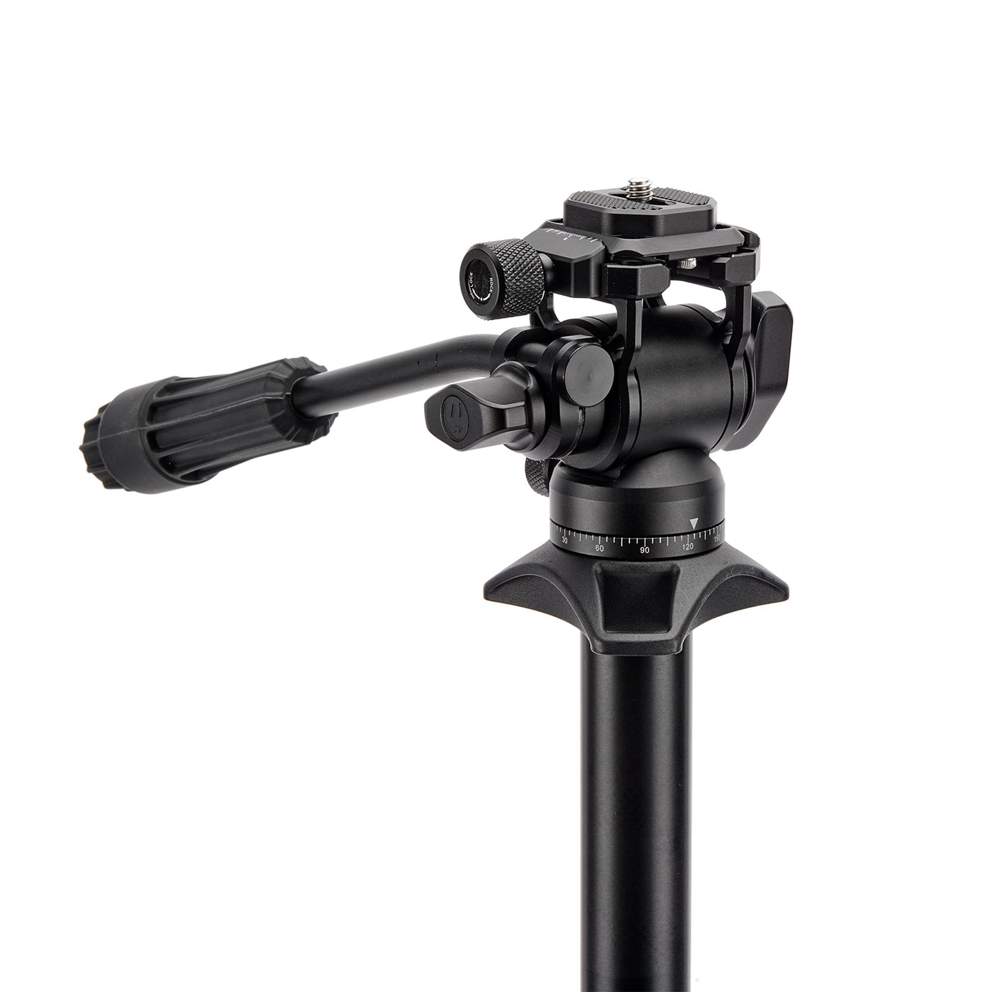 3 Legged Thing AirHed Trinity pan and tilt head, compact and versatile, ideal for video, panoramas, and birding.