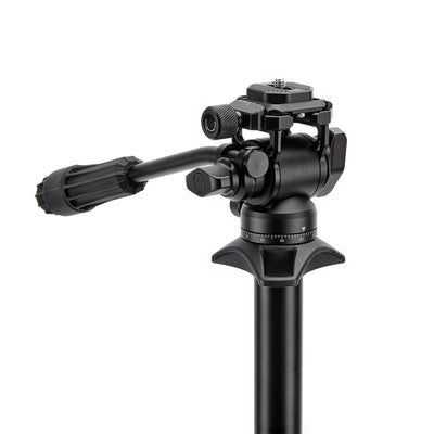 3 Legged Thing AirHed Trinity pan and tilt head, compact and versatile, ideal for video, panoramas, and birding.