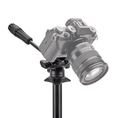 3 Legged Thing AirHed Trinity pan and tilt head, compact and versatile, ideal for video, panoramas, and birding.