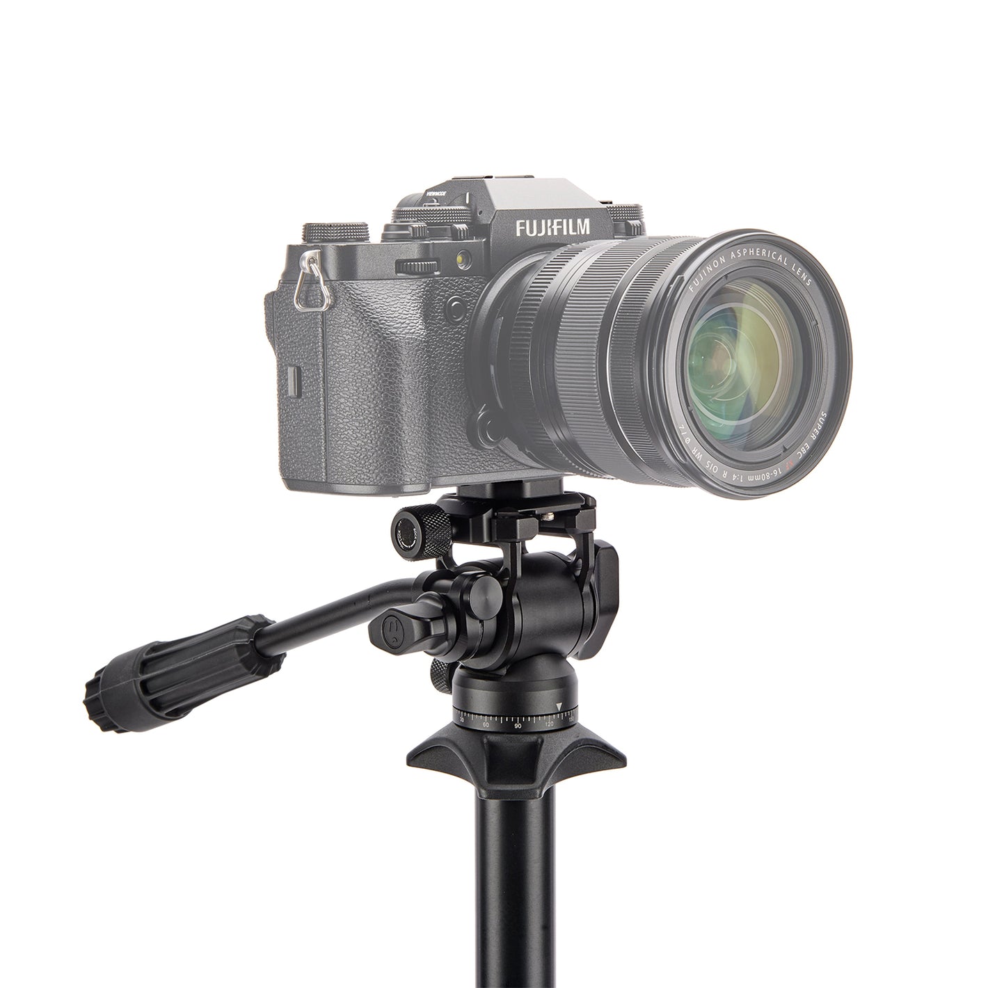 3 Legged Thing AirHed Trinity pan and tilt head, compact and versatile, ideal for video, panoramas, and birding.