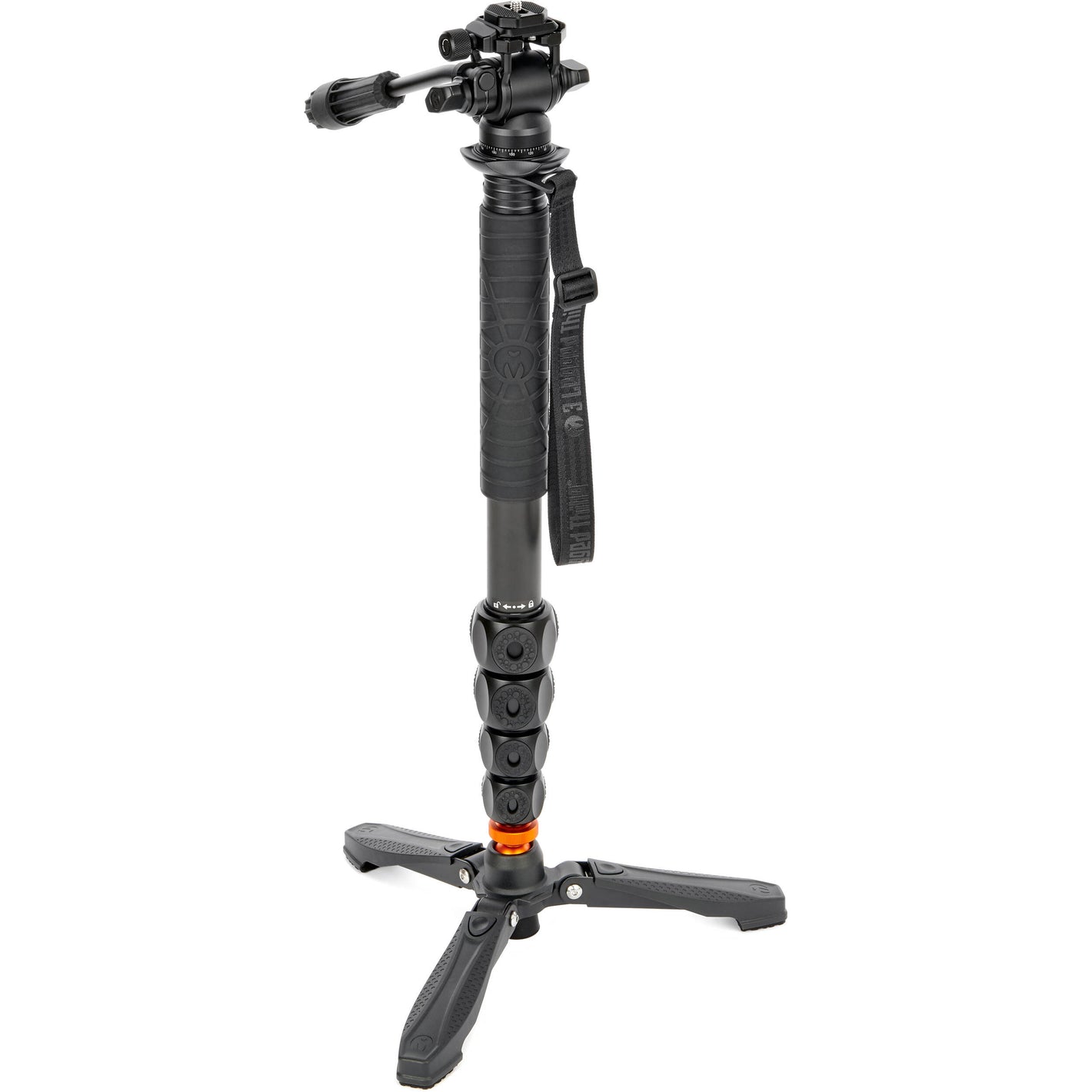 3 Legged Thing Alana Monopod Superkit in Black – complete, durable monopod setup with foot stabiliser and accessories for pro-level support.