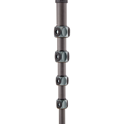 3 Legged Thing Alana Monopod Superkit in grey with carbon fibre build, ball head, and accessories for stable photography and video.