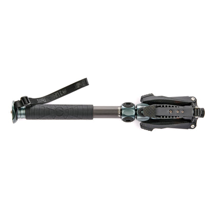 3 Legged Thing Alana Monopod Superkit in grey with carbon fibre build, ball head, and accessories for stable photography and video.
