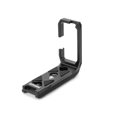 Arca-Swiss compatible L-bracket, crafted from aerospace-grade magnesium alloy. It fits various Sony cameras.