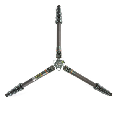 Camera tripod on a white background