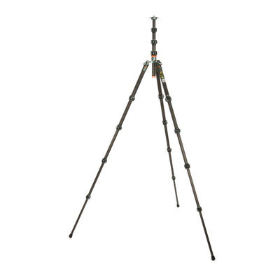Black tripod on a white background