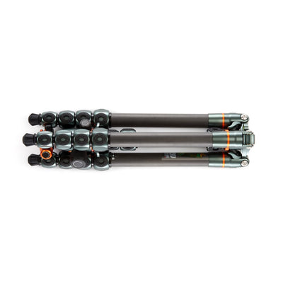 Camera tripod on a white background