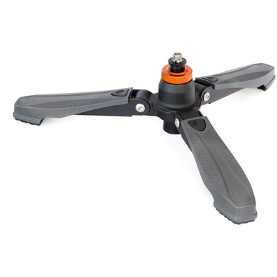 Three‑Legged‑Thing Docz2 monopod foot stabilizer in black, cushioned base with pivoting rubber grip for stable monopod support.