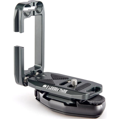 Metal camera accessory with '3 Legged Thing' branding on a white background