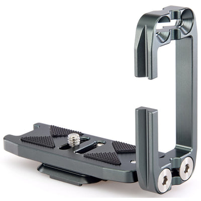 Metal camera accessory on a white background