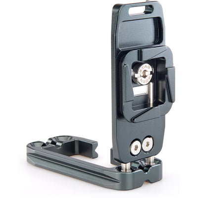 Camera accessory with multiple mounting points on a white background