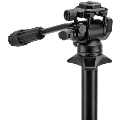 3 Legged Thing Lance Monopod Superkit (Black) with carbon fibre build, ball head, and accessories for stable photography and video.