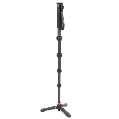 3 Legged Thing Alana Monopod with Docz Foot Stabiliser in Black – compact, strong and stable support for photographers and videographers.