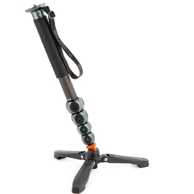 3 Legged Thing Alana Monopod with Docz Foot Stabiliser in Grey – a lightweight yet durable support system ideal for run-and-gun photography and videography.