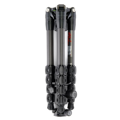 Black tripod on a white background