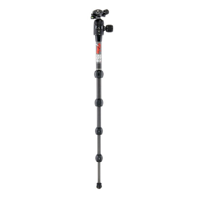 Camera tripod on a white background